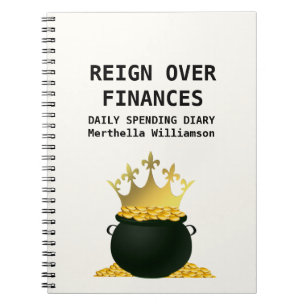 Anpassningsbar Money Management utgiftsdagbok Anteckningsbok