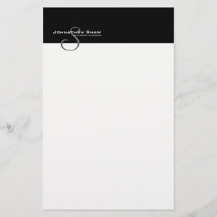 Anpassningsbar Monogram 5S Brevpapper