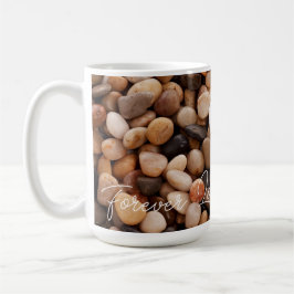 Anpassningsbar Monogram Alla hjärtans dag-gåva Kaffemugg