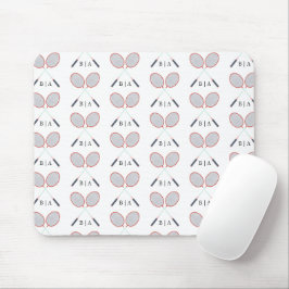 Anpassningsbar Monogram Badminton Mönster Musmatta
