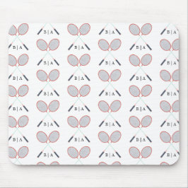 Anpassningsbar Monogram Badminton Mönster Musmatta