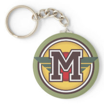 Anpassningsbar Monogram Brev M Initial