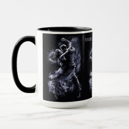 Anpassningsbar Monogram dansar par Mugg