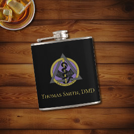 Anpassningsbar Monogram dentist Emblem Fickplunta