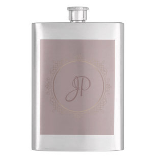 Anpassningsbar Monogram Elegant Ro Guld Fickplunta