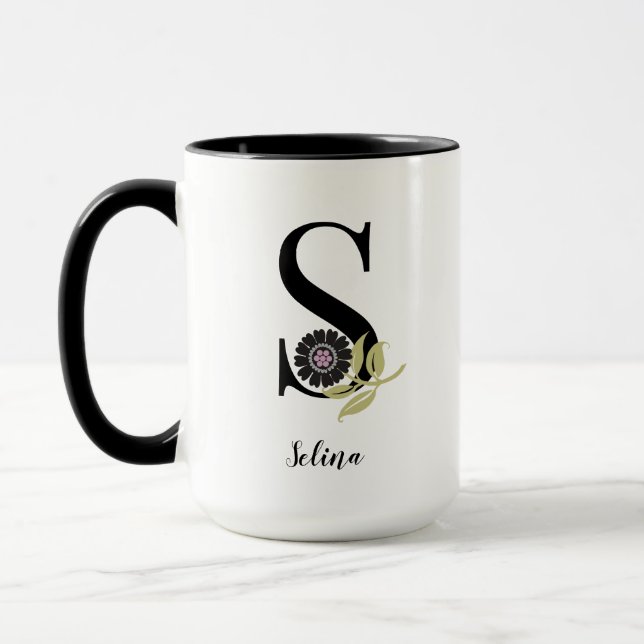 Anpassningsbar Monogram Flamenco Mugg (Vänster)
