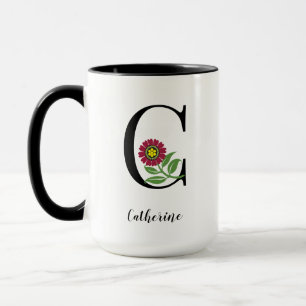 Anpassningsbar Monogram Flamenco Mugg