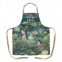 Anpassningsbar Monogram för Waterlilies sagortale 