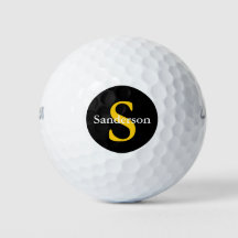 Anpassningsbar Monogram Golf Bollar