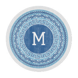 Anpassningsbar Monogram Grekiska Mönster