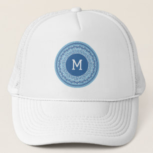 Anpassningsbar Monogram Grekiska Mönster Keps