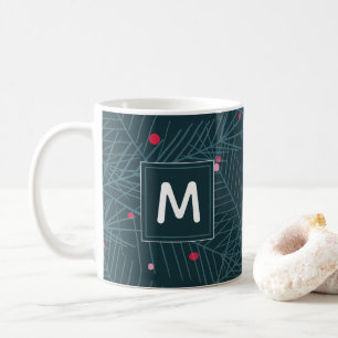 Anpassningsbar Monogram Helgdag julklapp Kaffemugg