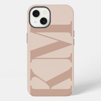 Anpassningsbar monogram initialer boho minimalist