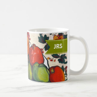 Anpassningsbar Monogram Judiska nyårsgåva Kaffemugg