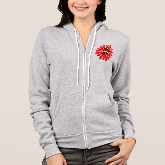 Anpassningsbar Monogram Ladybug Design Personlig T Shirt (Framsida)