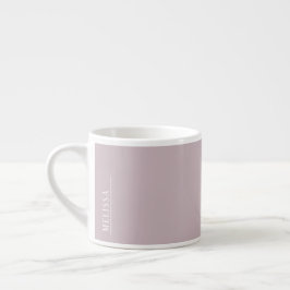 Anpassningsbar monogram, modern utveckling espressomugg
