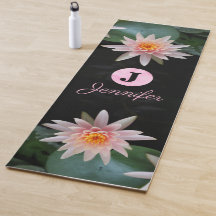 ANPASSNINGSBAR MONOGRAM NAMASTE ZEN SOFT PASTEL RO