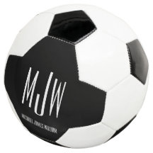 Anpassningsbar Monogram Namn Black Modern