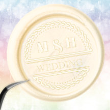 Anpassningsbar Monogram Namn Bröllop