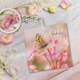 Anpassningsbar Monogram Namn Butterfly