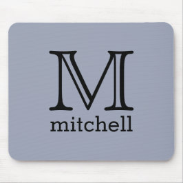 Anpassningsbar Monogram, Namn och Färg Musmatta