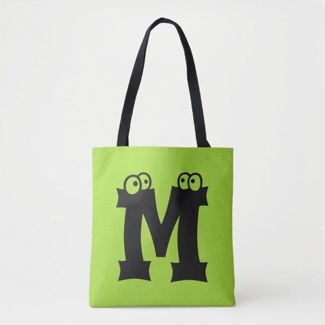 Anpassningsbar Monogram- och Färg-påsar Tygkasse (Framsida)