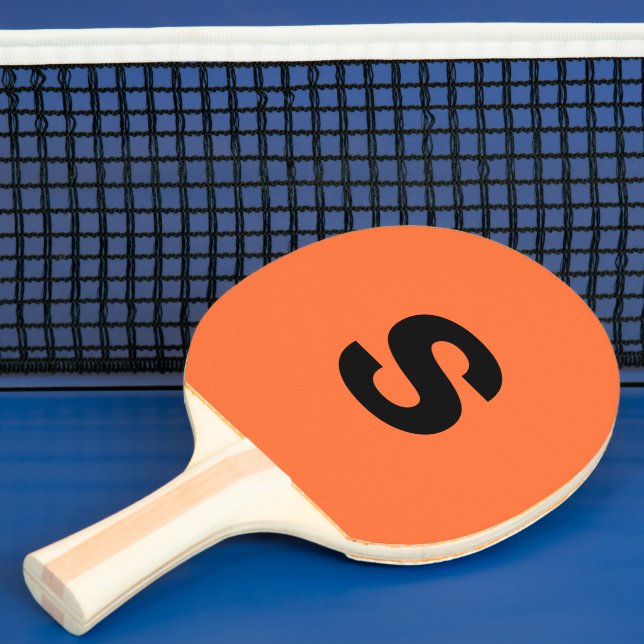Anpassningsbar Monogram - Orange för första förbrä Pingisracket (Insitu)