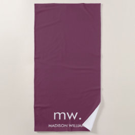 Anpassningsbar Monogram Pastel Elegant Snyggt Mode