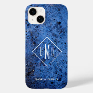 Anpassningsbar Monogram Personlig Blue