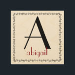 Anpassningsbar Monogram Personlig Namn på trä Trätavla<br><div class="desc">Anpassningsbar monogram personlig namn på träavtryck. Trägåva för årsdagar,  födelsedagar och speciella tillfällen.</div>