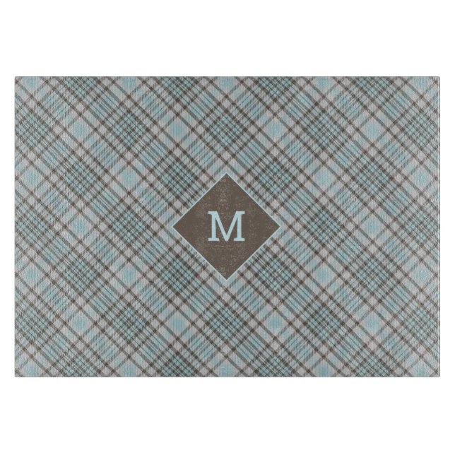 Anpassningsbar Monogram Play/Tartan Mönster (Framsidan)