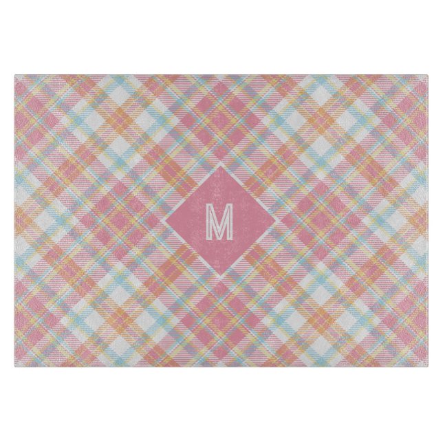 Anpassningsbar Monogram Play/Tartan Mönster (Framsidan)
