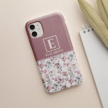Anpassningsbar Monogram Rosa och Lila Blommigt Bot<br><div class="desc">Den här anpassningsbarnas monogram rosa och lila blommigt botaniskt iphone case är perfekten för att visa kärlek för blommor och växter! Det varma färg kommer att göra din mobila snyggt och ny, och den botaniska designen kommer att tillföra lite elegans. Dessutom är fodral tillverkat av hållbara material så att det...</div>
