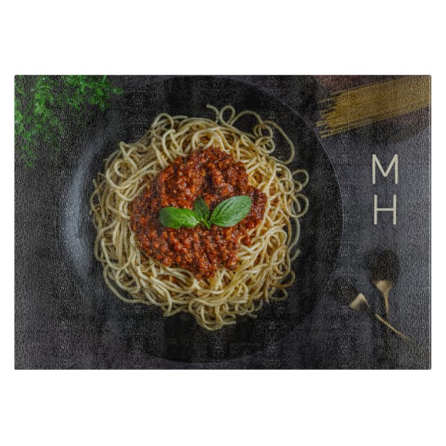 Anpassningsbar Monogram Spaghetti (Framsidan)