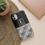 Anpassningsbar Monogram Svartvit Blommigt Botanisk<br><div class="desc">Tittar du för ett monogrammat iphone case? Se bara på vår vackra svarta och vita blommigt iphone case! Vi har fått iPhone 13 Pro Max, iPhone 11 Pro Fodral, iPhone 11 Pro Max, iPhone 14 Pro Fodral och iPhone 14 Pro Max. Dessutom är de också kompatibla med iPhone 12 Fodral,...</div>