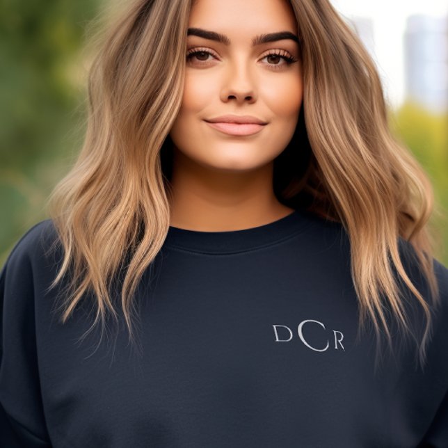 Anpassningsbar Monogram T Shirt (Personalized Monogrammed Sweatshirt)