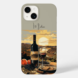 Anpassningsbar Monogram Vin Älskare