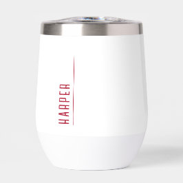 Anpassningsbar monogram vit