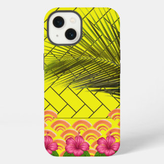 Anpassningsbar Monogrammed iPhone 13 Fodral - Gult