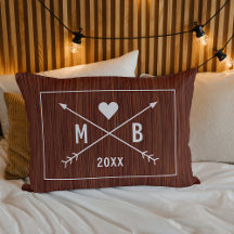 Anpassningsbar Monogrammed Kärlek Heart Arrows 202