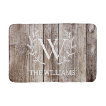 Anpassningsbar Monogrammed Personlig Rustic Barn W