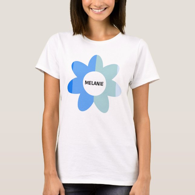 Anpassningsbar Mönster T-Shirt (Framsida)