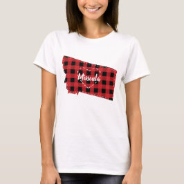 Anpassningsbar Montana Hemstat Buffalo Play-jul T Shirt