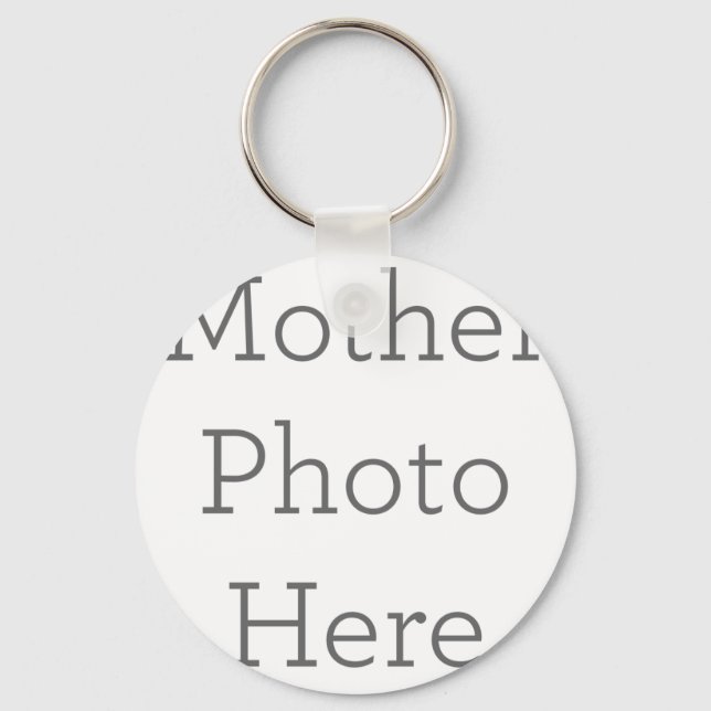 Anpassningsbar Mor fotopatangentkedjegåva Nyckelring (Framsida)