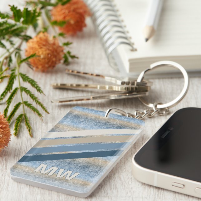 Anpassningsbar Mörk blått Grått Taupe Brown Retro  (Högra Framsidan)