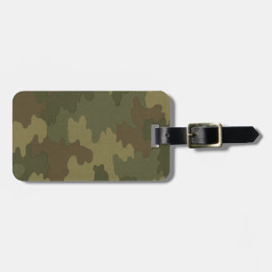 Anpassningsbar Mörk Camouflage Luggage Tag Bagagebricka