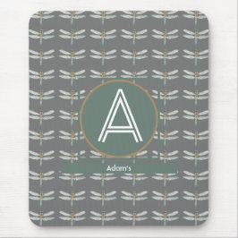 ANPASSNINGSBAR MÖRK GRÅTT TRENDIG- DRAGONFLY MUSMATTA