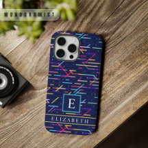 Anpassningsbar Mörk Navy Blue Abstrakt Mönster