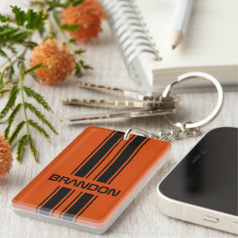 Anpassningsbar Mörk Orange Black Auto Tävling Spor