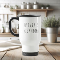 Anpassningsbar mormor med barnfoton och Namn